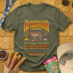 Aftermath Festival [70s] T-Shirt for Theme Park Fans (Heather Military Green)