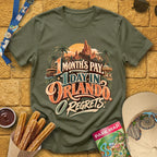 One Orlando Day [Retro] T-Shirt for Theme Park Fans (Heather Military Green)