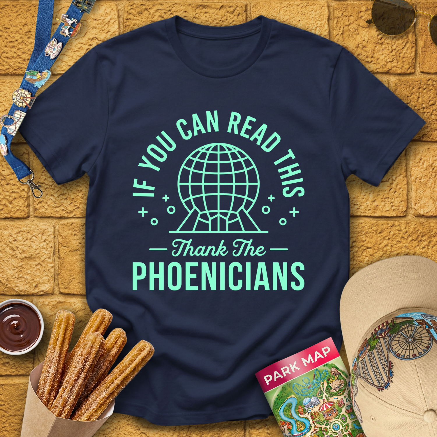 Thank the Phoenicians [Emblem] T-Shirt