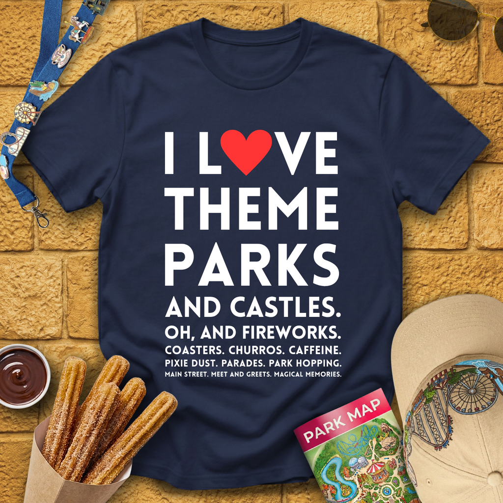 I Love Theme Parks T-Shirt