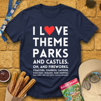 I Love Theme Parks T-Shirt
