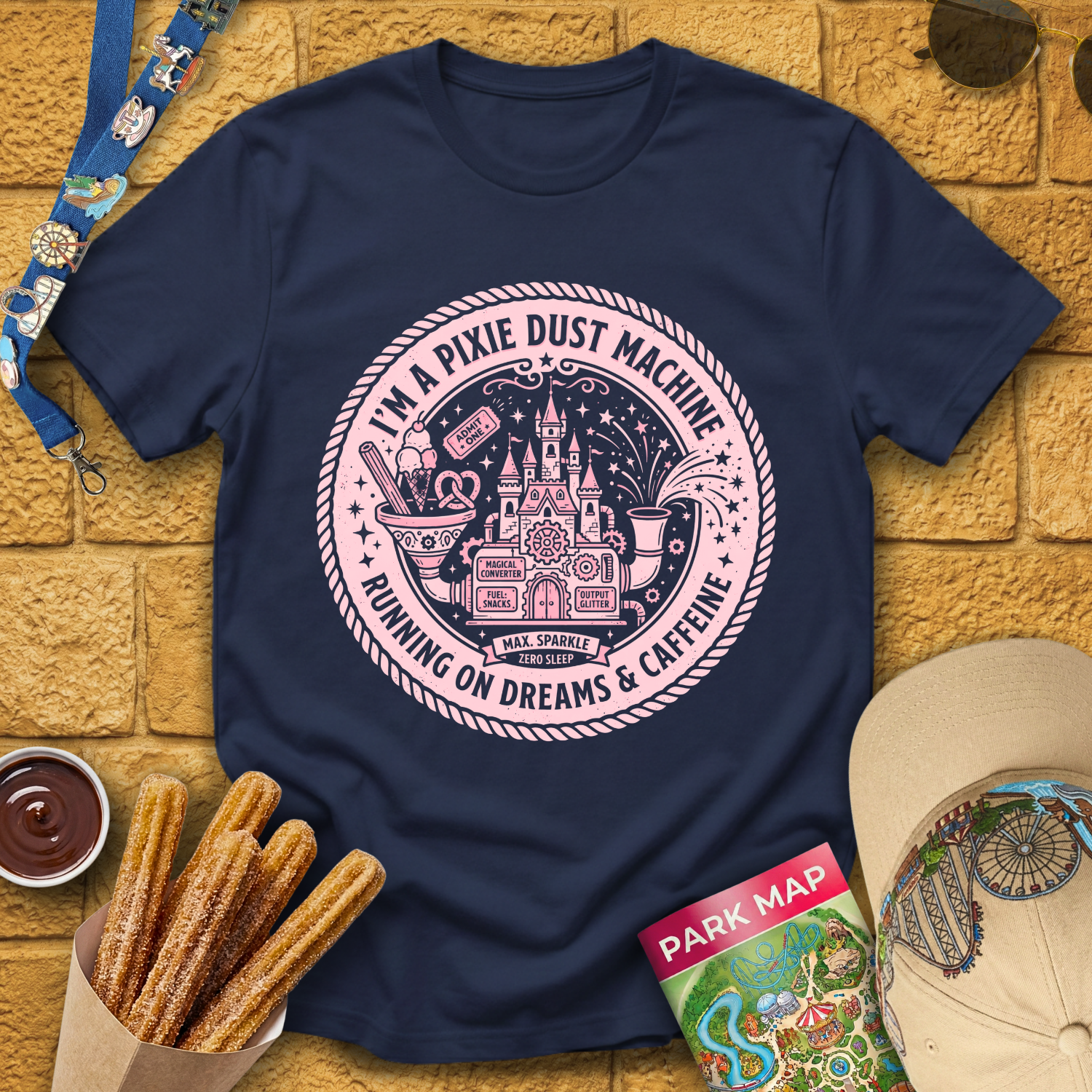 Pixie Dust Machine [Badge] T-Shirt