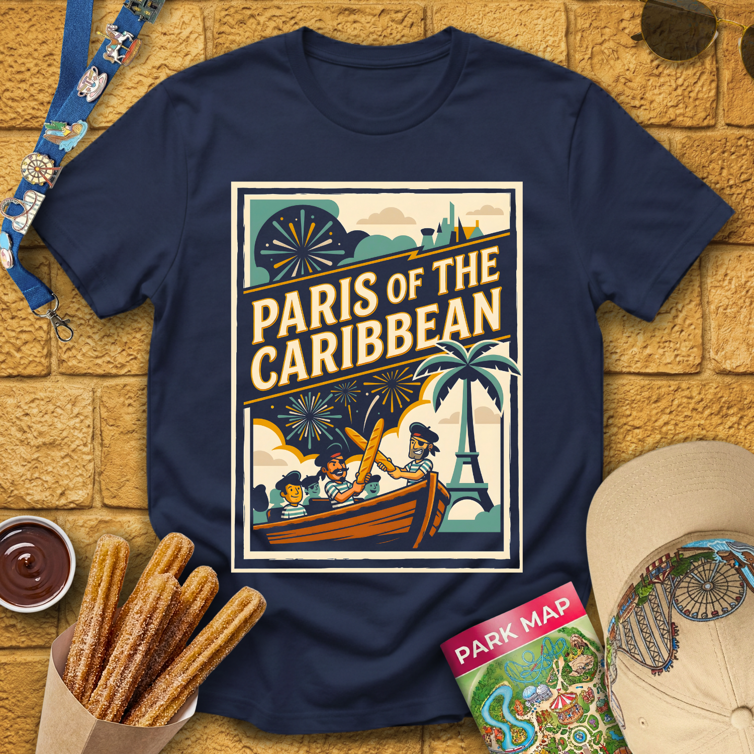 Paris Of The Caribbean [40sPoster] T-Shirt
