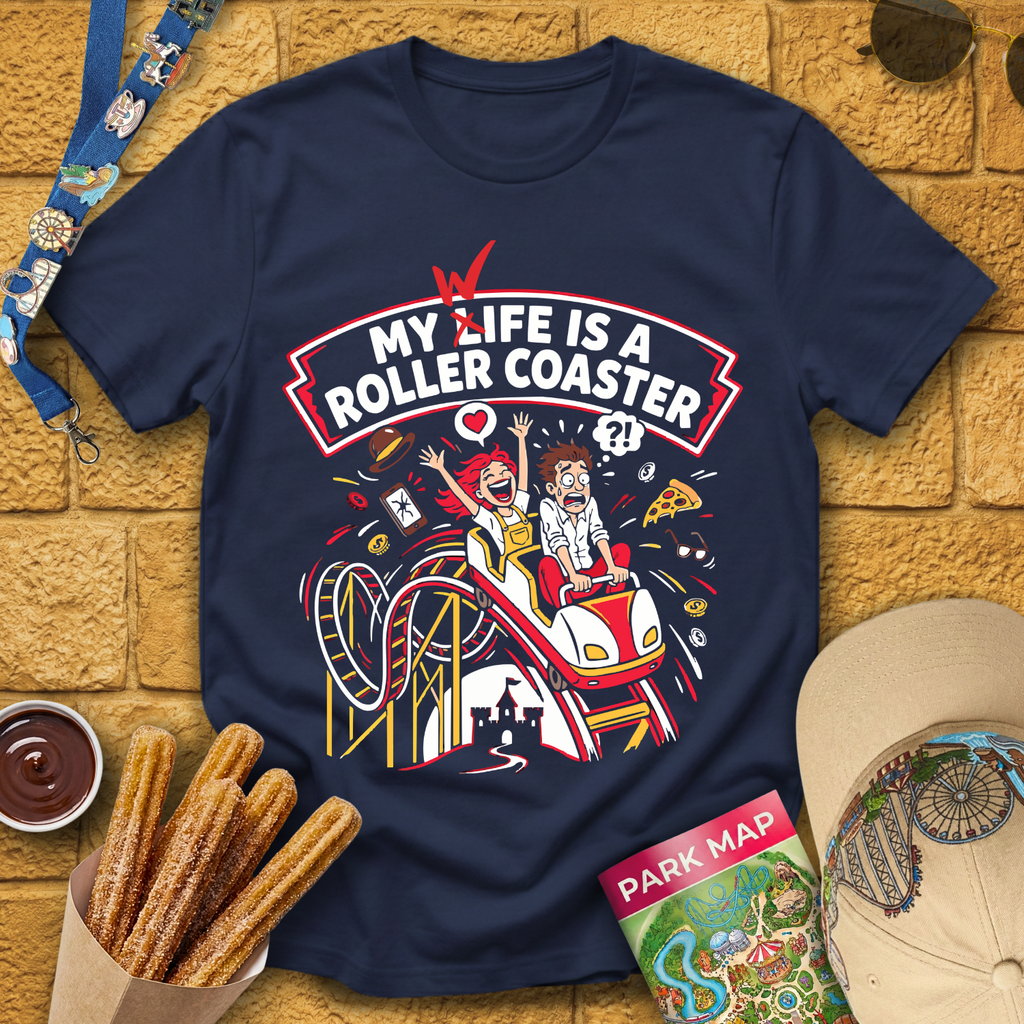 Wife Roller Coaster [Comic] T-Shirt