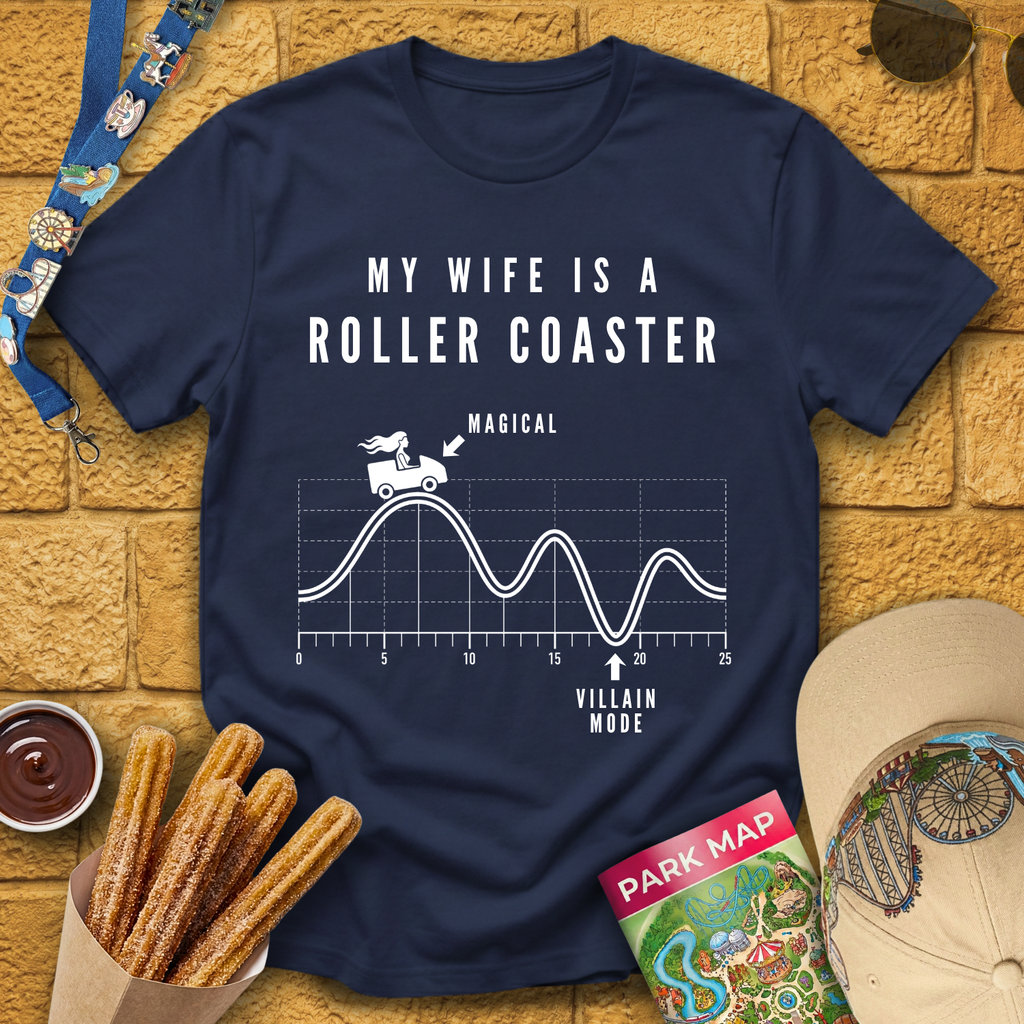 Wife Roller Coaster [Chart] T-Shirt