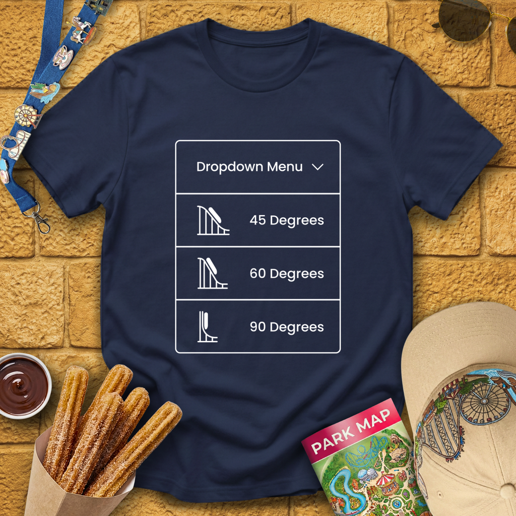 Dropdown Menu T-Shirt