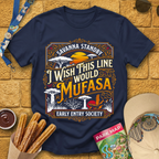 I Wish Line Would Mufasa [C-Victorian] T-Shirt