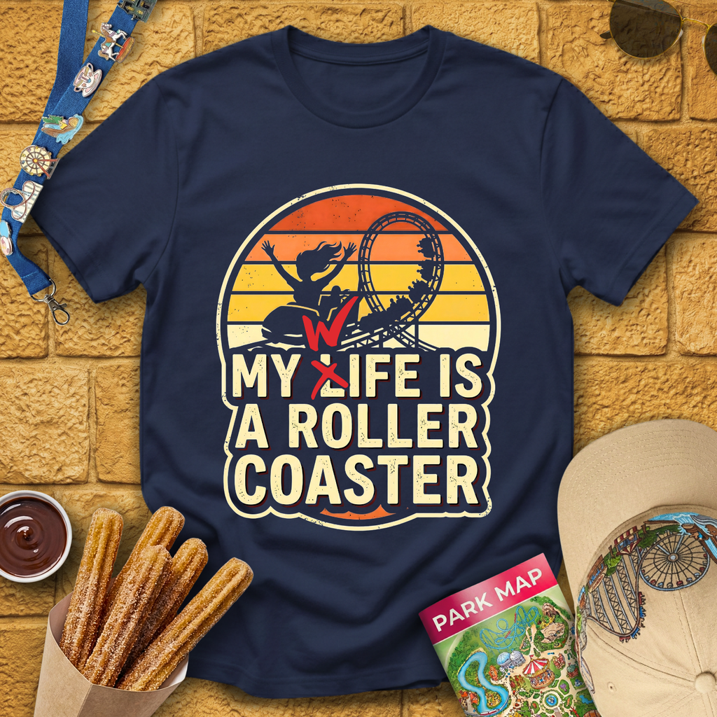 Wife Roller Coaster [70s] T-Shirt