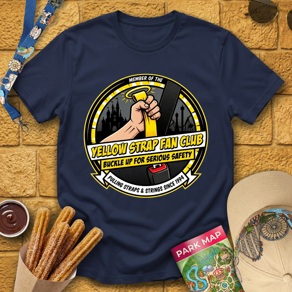 Yellow Strap Fan Club [ComicBadge] T-Shirt