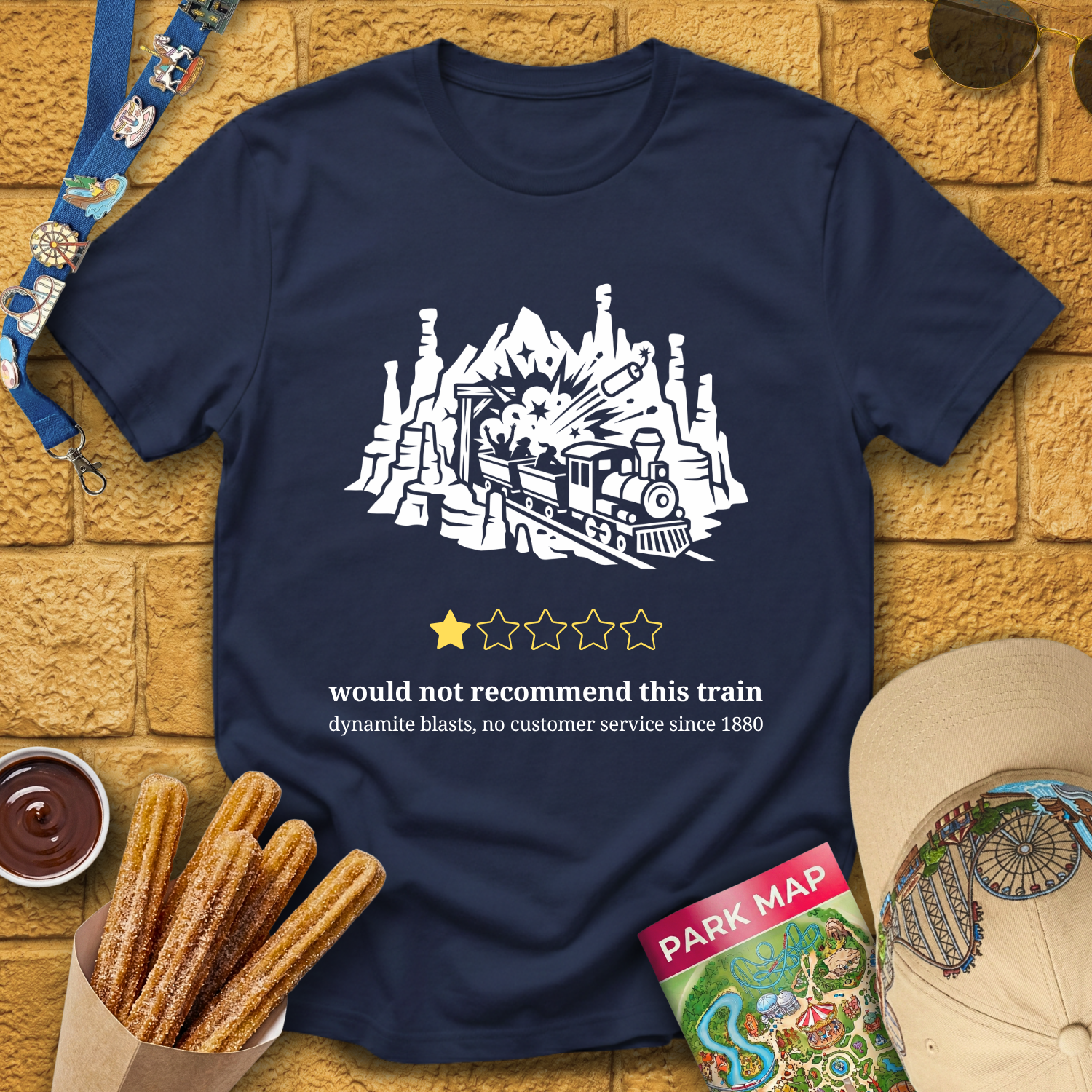 Recommend Mine Train [Graphic] T-Shirt