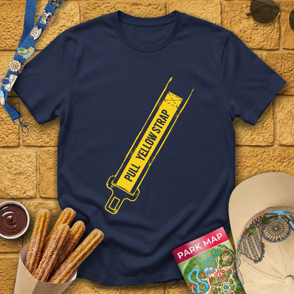 Pull Yellow Strap [Distressed] T-Shirt