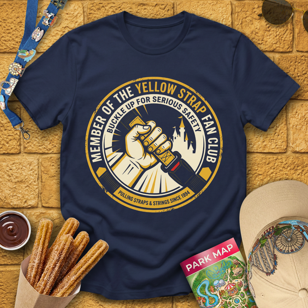 Yellow Strap Fan Club [VintageBadge] T-Shirt