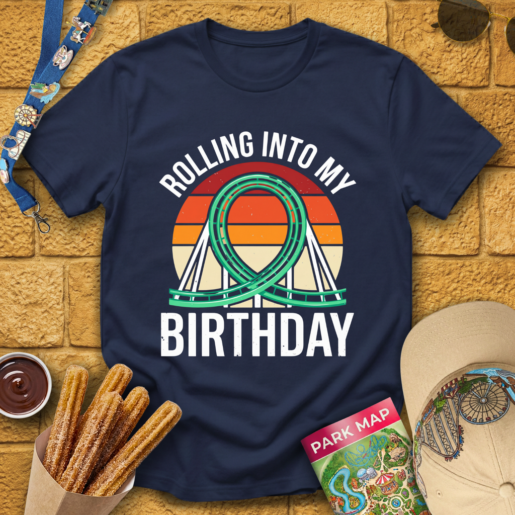 Rolling Into Birthday [Retro] T-Shirt