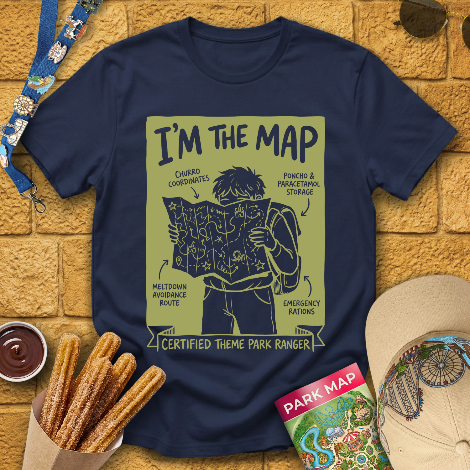 I'm The Map [BoldArt] T-Shirt