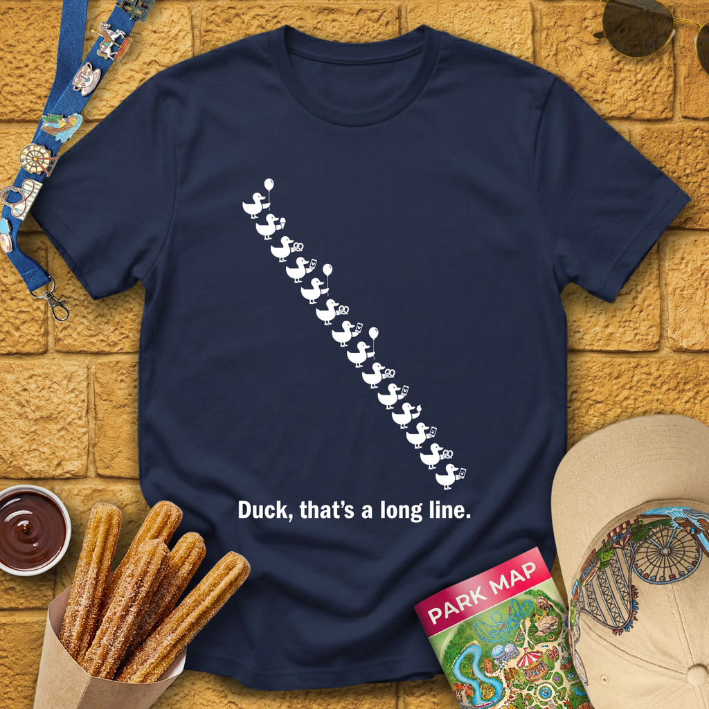 Duck, Long Line [Sleek] T-Shirt