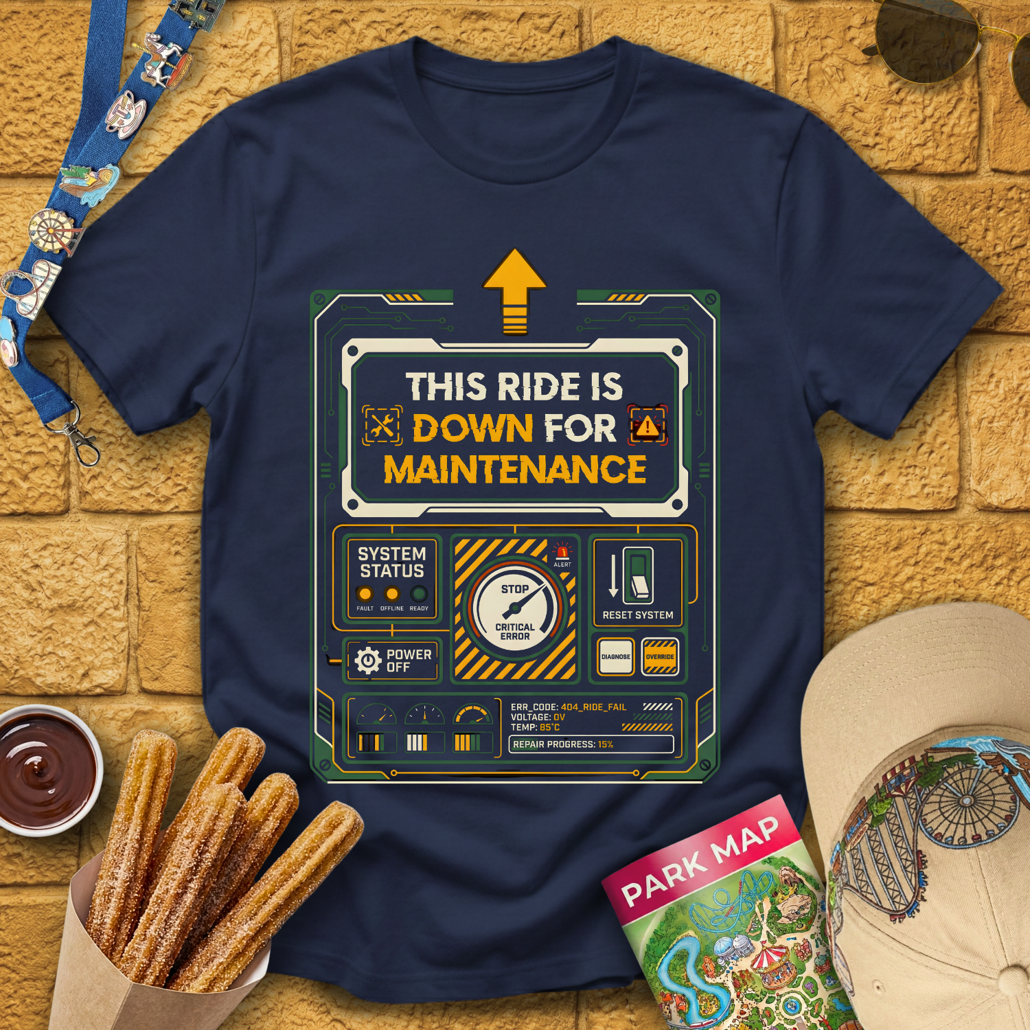 Ride Maintenance [Panel] T-Shirt