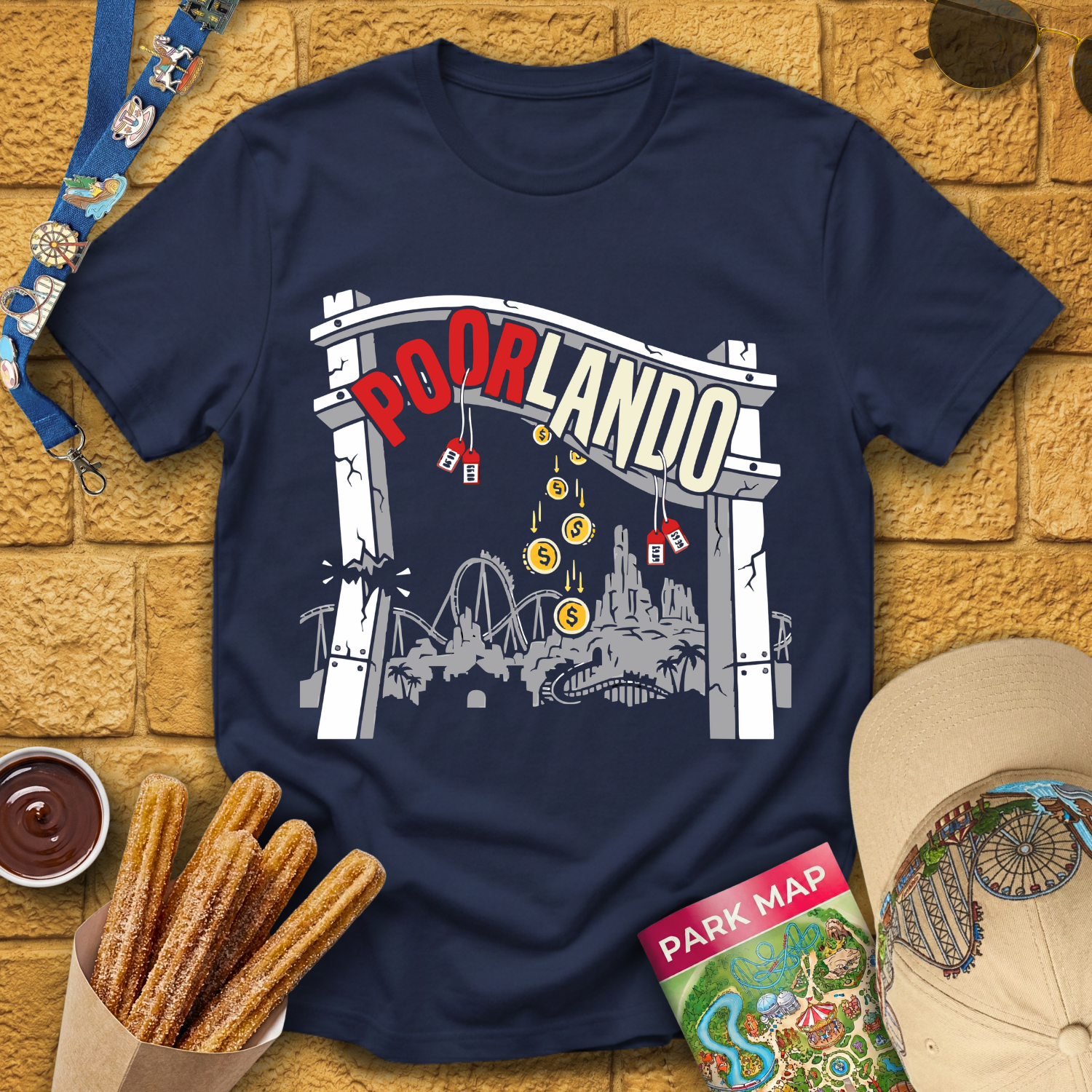 POORlando [Graphic] T-Shirt