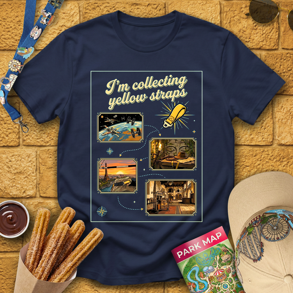 Collecting Yellow Straps [VFrames] T-Shirt