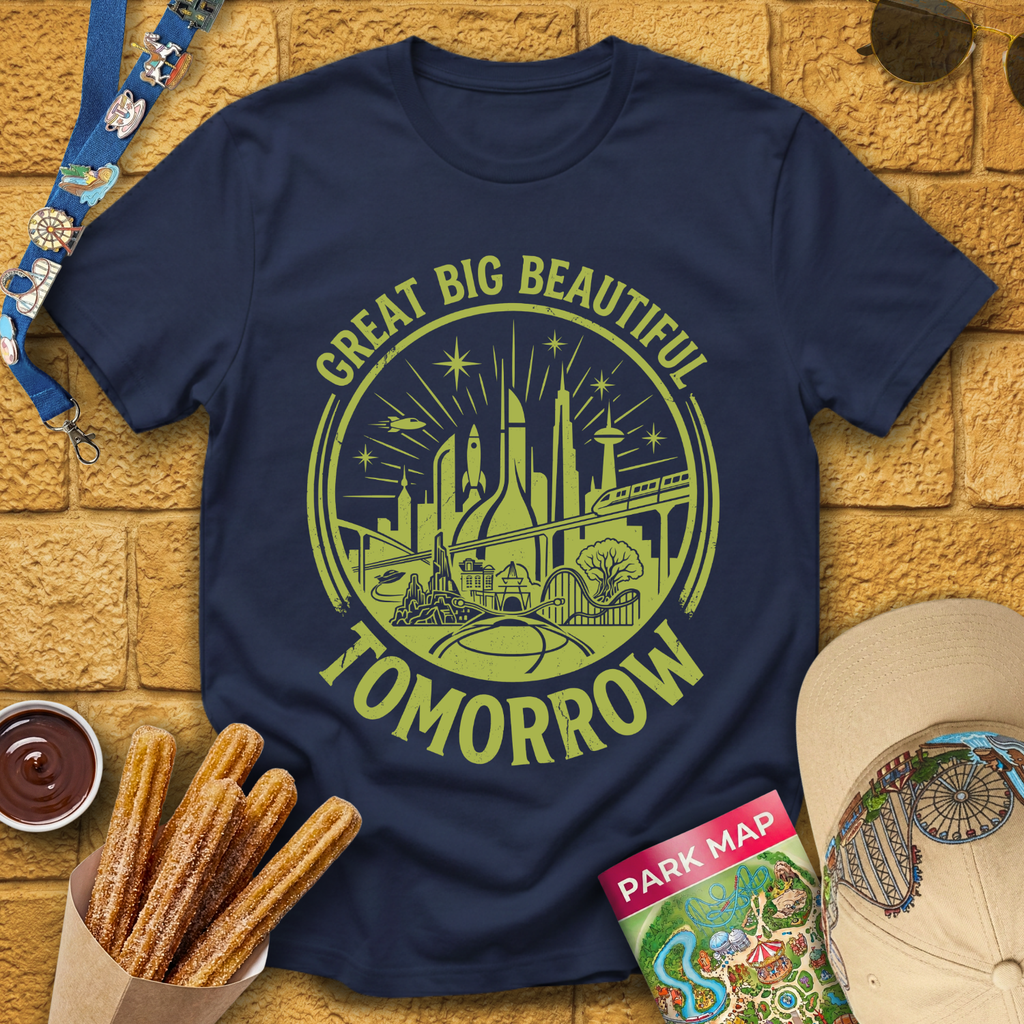 Big Beautiful Tomorrow [CircleRetroBrush] T-Shirt