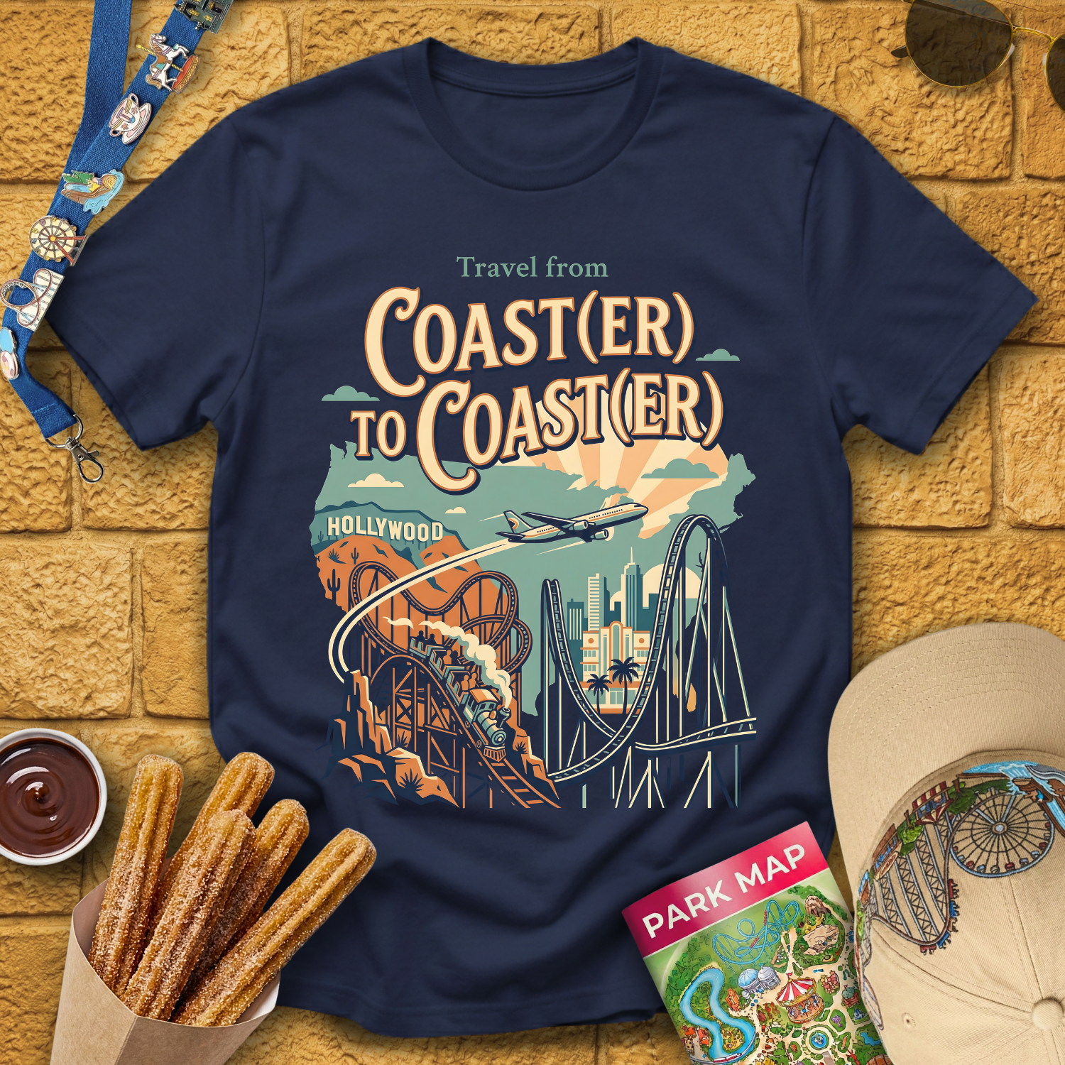 Coast(er) to Coast(er) [Vintage] T-Shirt