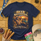 Beer Necessities [Cinematic] T-Shirt for Theme Park Fans (Navy)