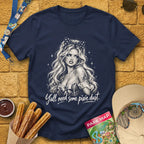 Pixie Dust Doll [MonoGlam] T-Shirt for Theme Park Fans (Navy)