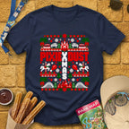 Pixie Dust Xmas [PixKnit] T-Shirt for Theme Park Fans (Navy)