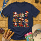 Xmas Park Day [BoldGrid] T-Shirt for Theme Park Fans (Navy)