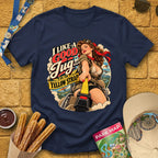 Yellow Strap Tug [RetroBadge] T-Shirt