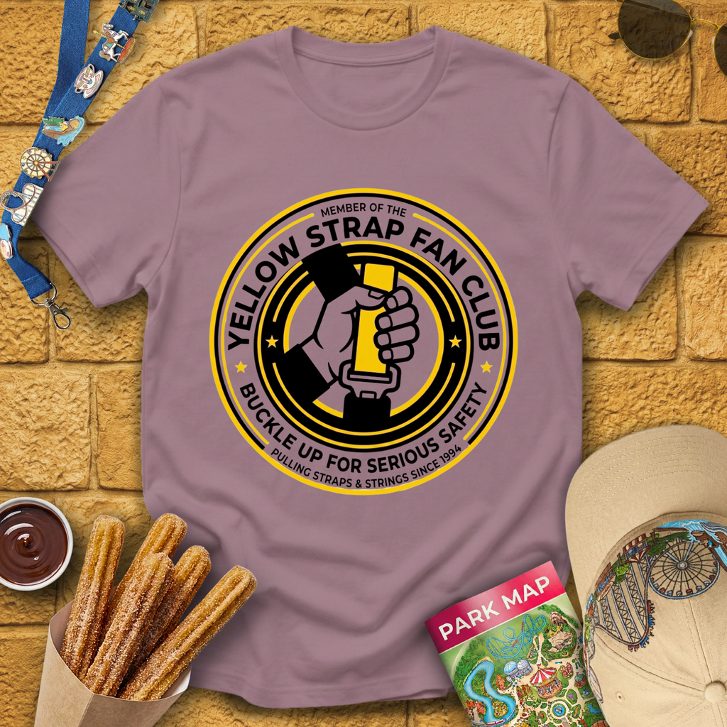 Yellow Strap Fan Club [CleanBadge] T-Shirt