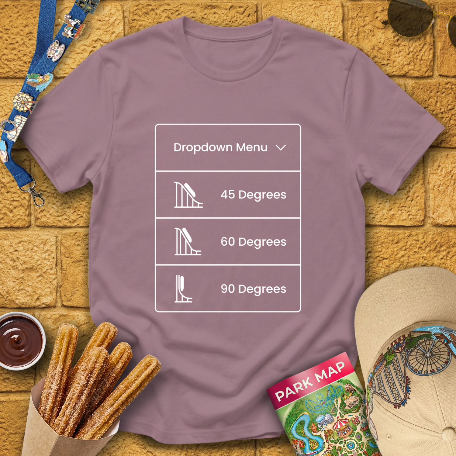 Dropdown Menu T-Shirt