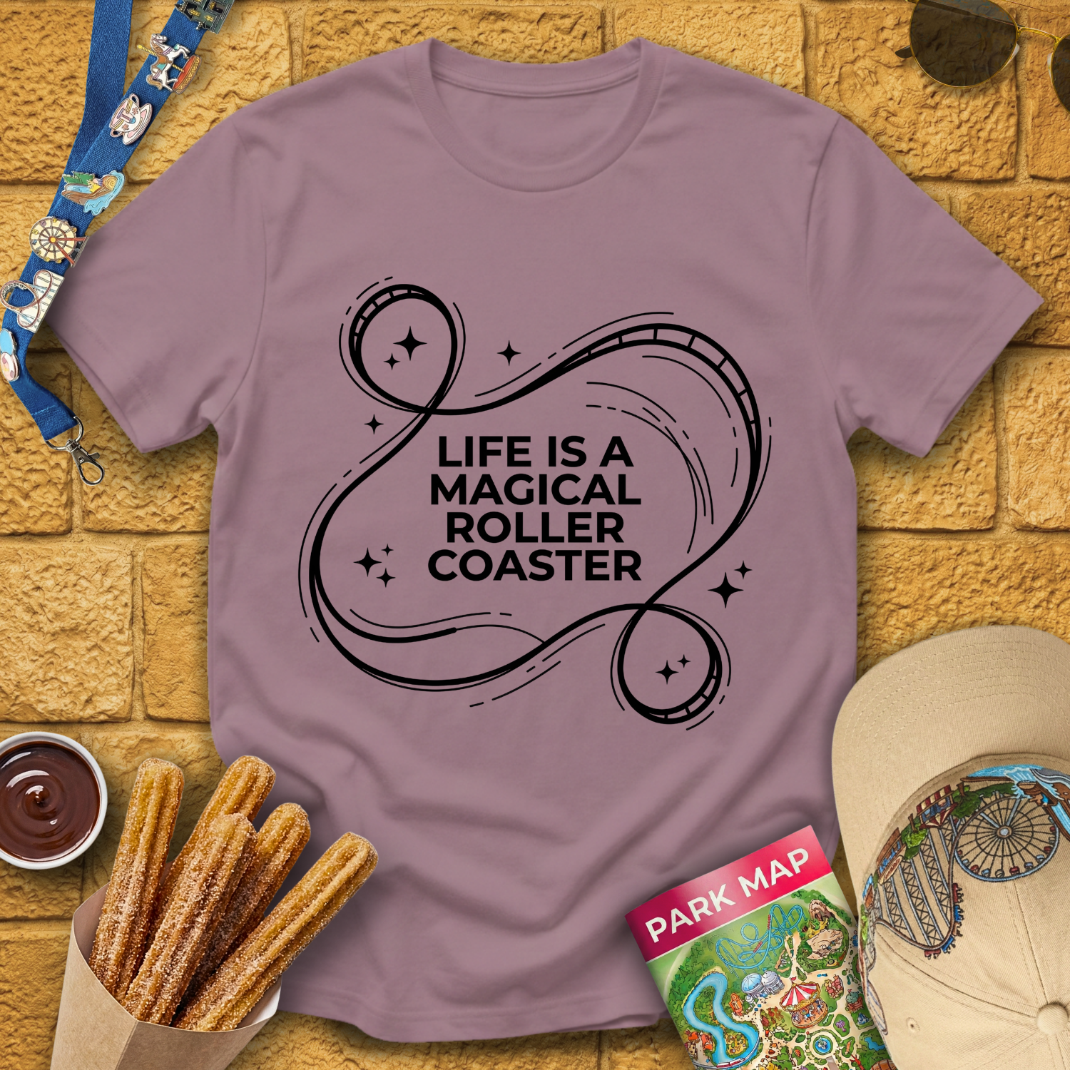 Life Roller Coaster [Sleek] T-Shirt