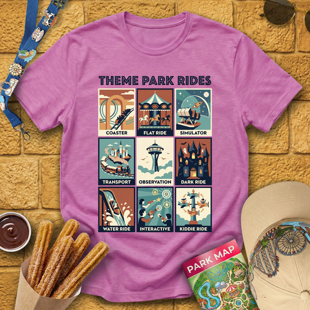 Types Of Rides [RetroPoster] T-Shirt