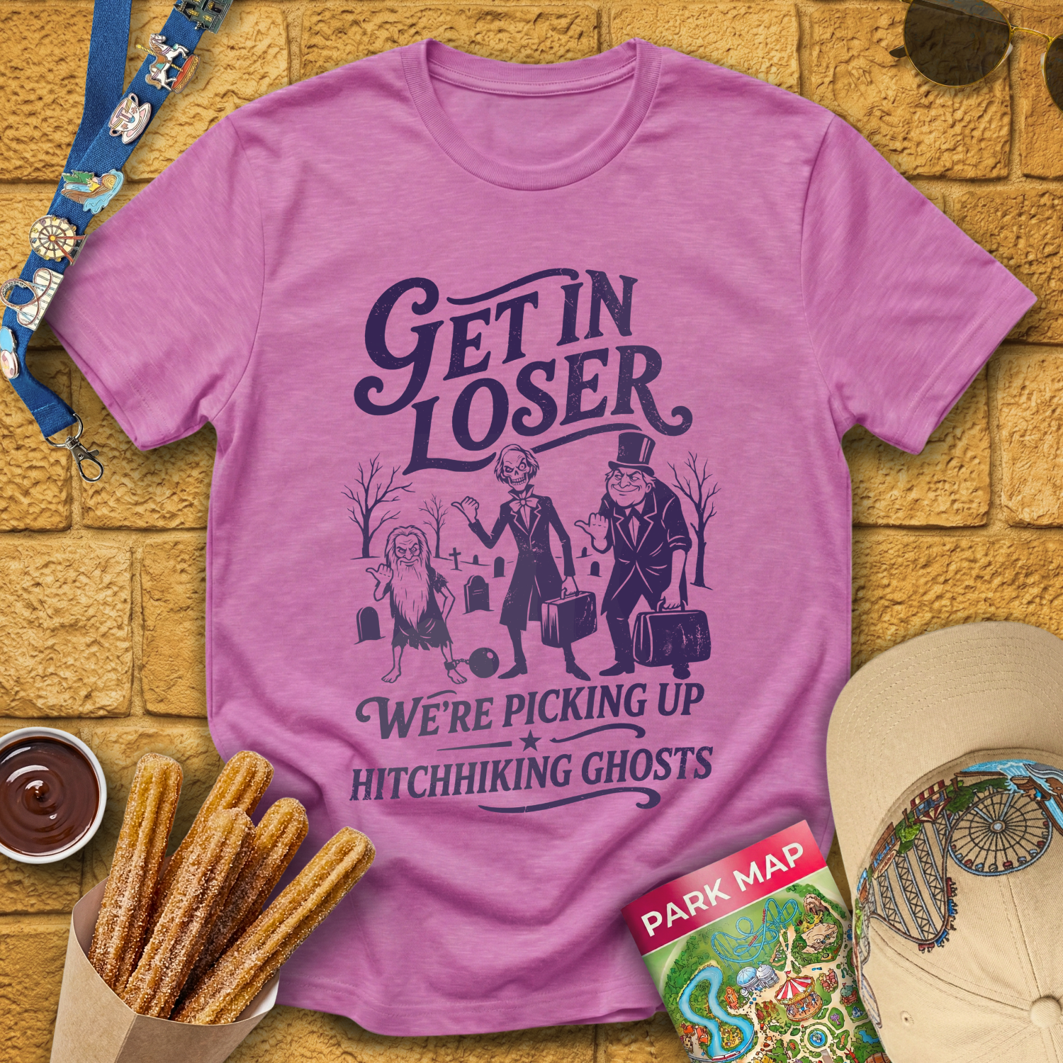 Get In Loser Ghosts [Retro] T-Shirt