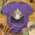 Everest Yeti [LinoCut] T-Shirt for Theme Park Fans (Heather Purple)