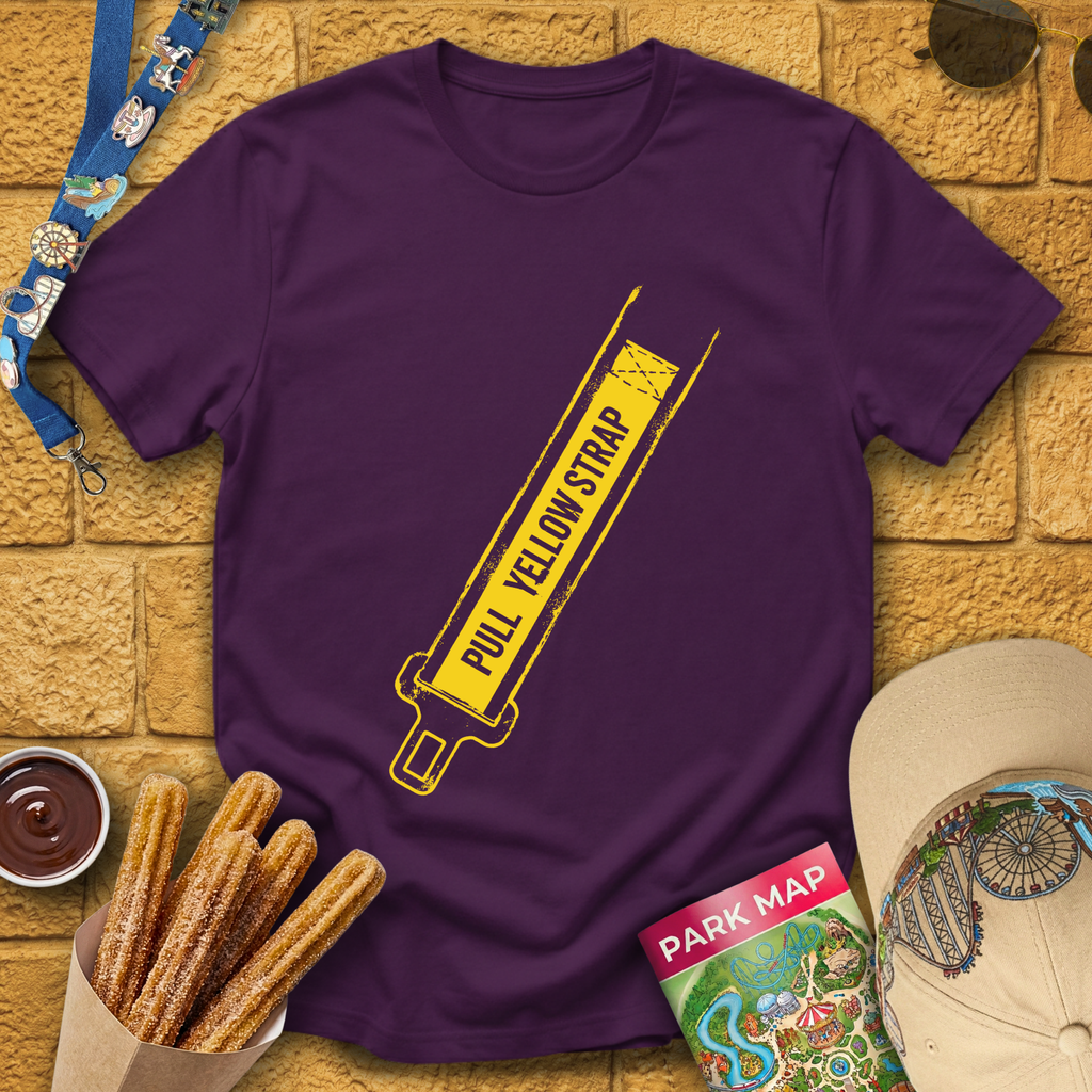 Pull Yellow Strap [Distressed] T-Shirt