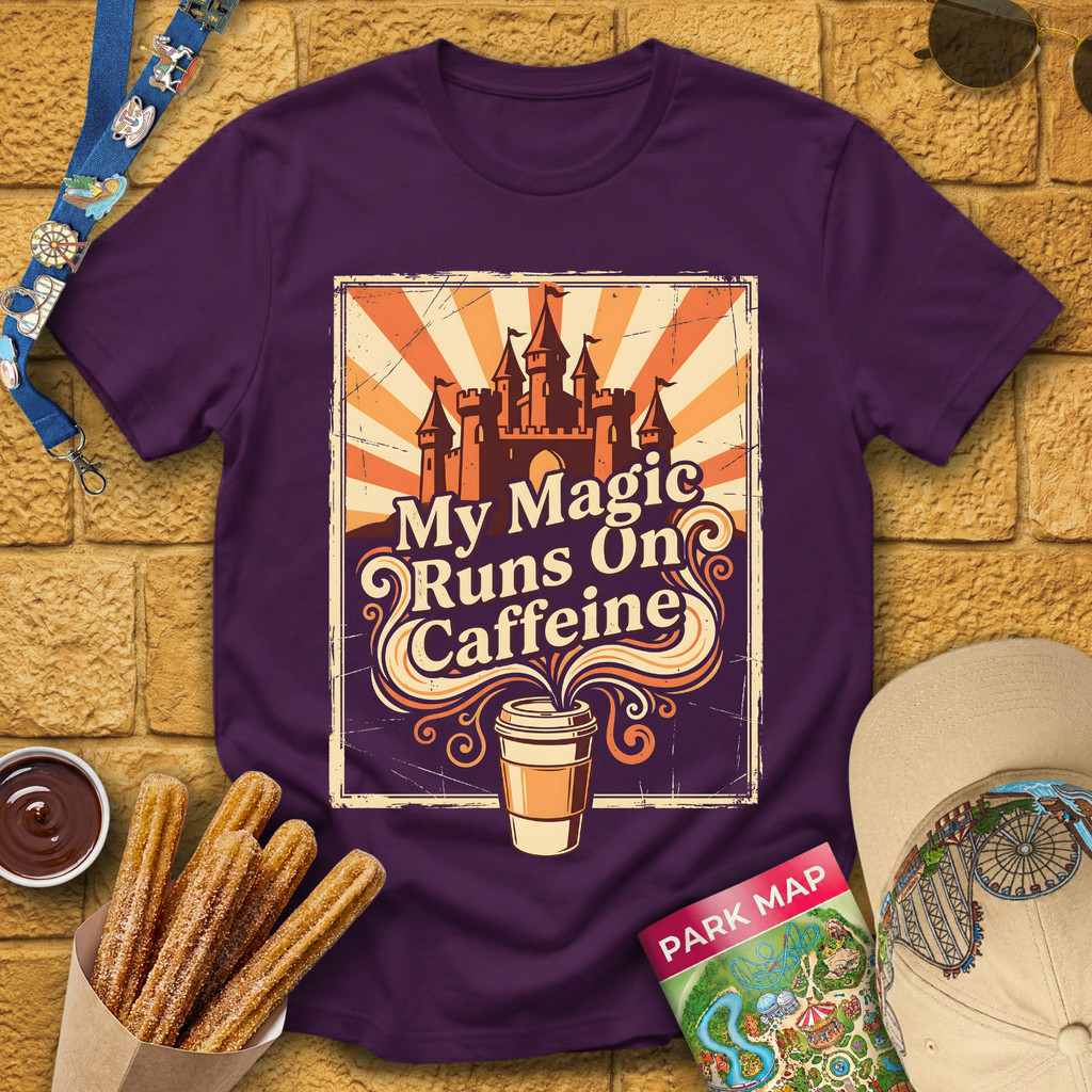Magic Runs on Caffeine [70s] T-Shirt