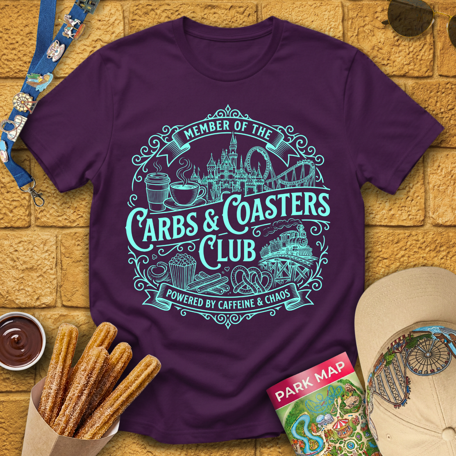 Carbs & Coasters Club [VictorianBadge] T-Shirt