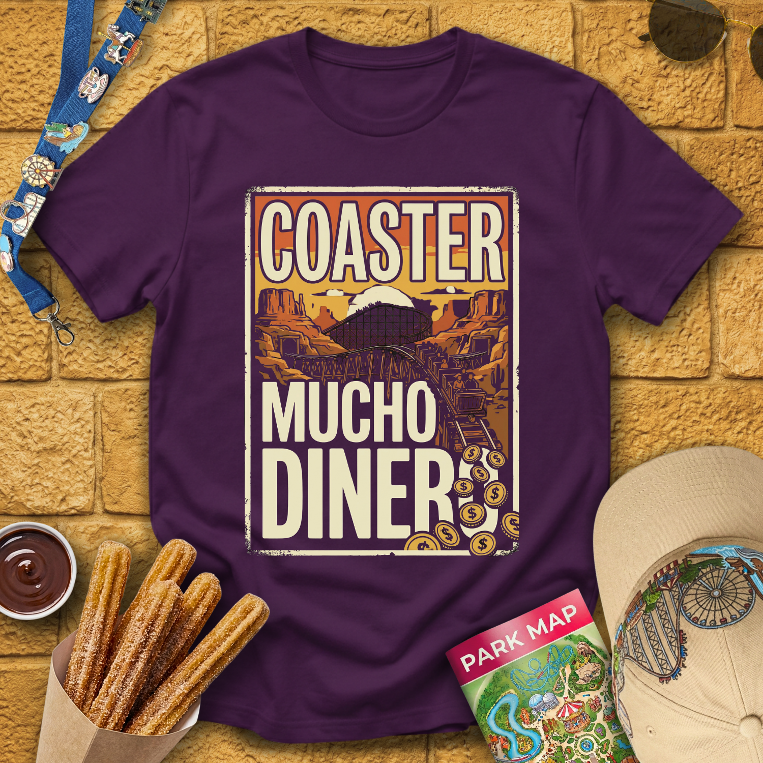 Coaster Mucho Dinero 1 [Western] T-Shirt