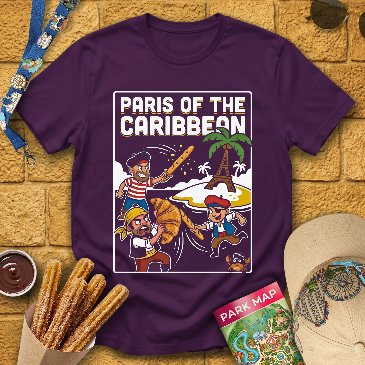 Paris Of The Caribbean [Comic] T-Shirt