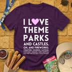 I Love Theme Parks T-Shirt