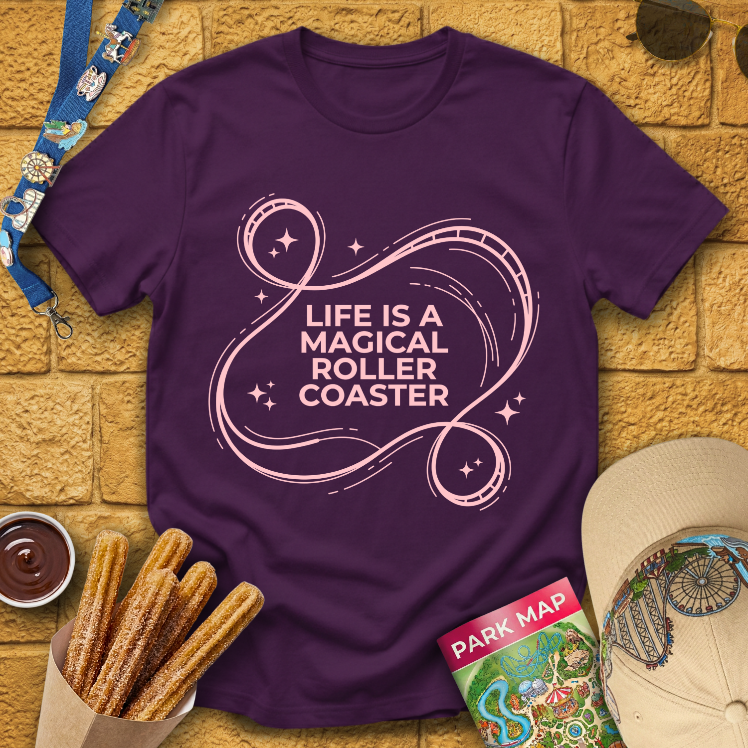 Life Roller Coaster [Sleek] T-Shirt