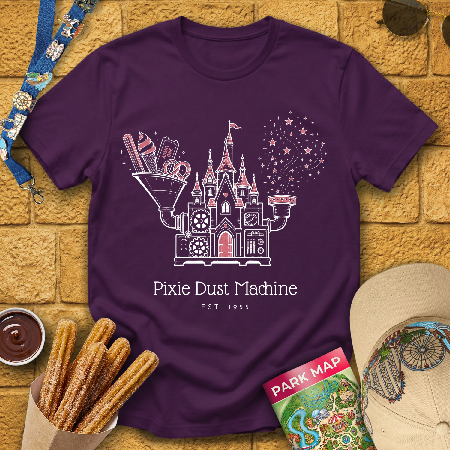 Pixie Dust Machine [LineArt] T-Shirt