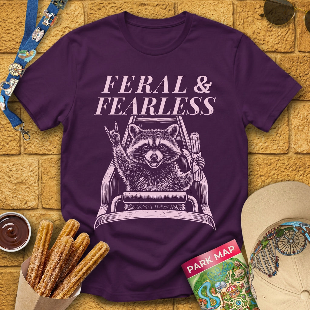 Feral&Fearless [Woodcut] T-Shirt