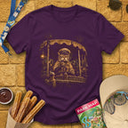 Cat Skipper [Cinematic] T-Shirt for Theme Park Fans (Purple)