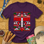 Pixie Dust Xmas [PixKnit] T-Shirt for Theme Park Fans (Purple)