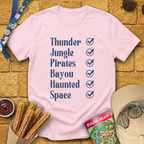 Rides Checklist [Distressed] T-Shirt