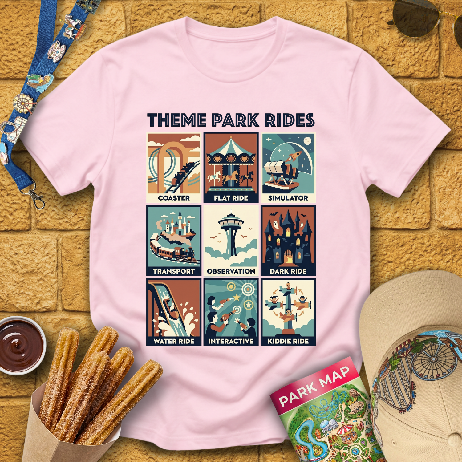 Types Of Rides [RetroPoster] T-Shirt