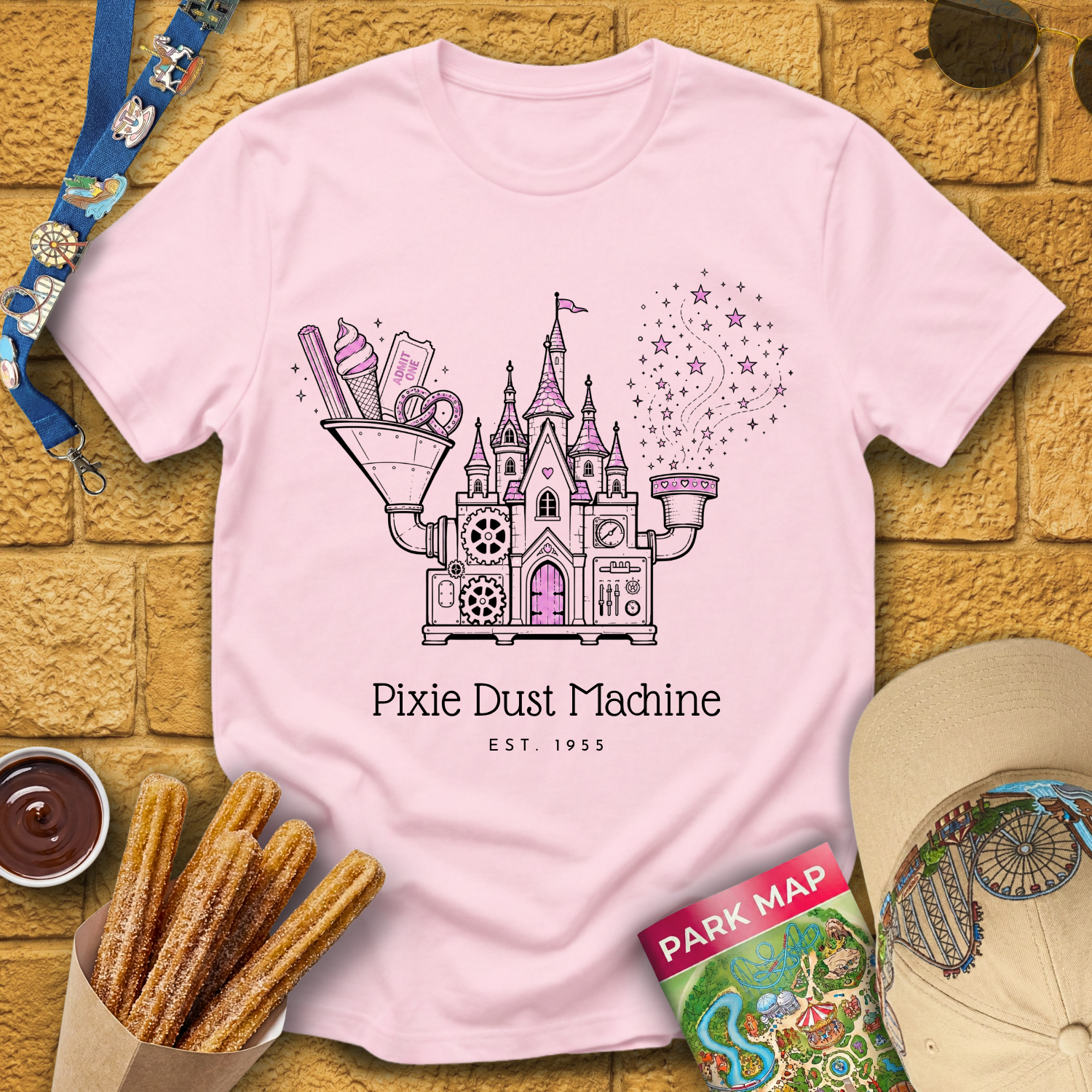 Pixie Dust Machine [LineArt] T-Shirt