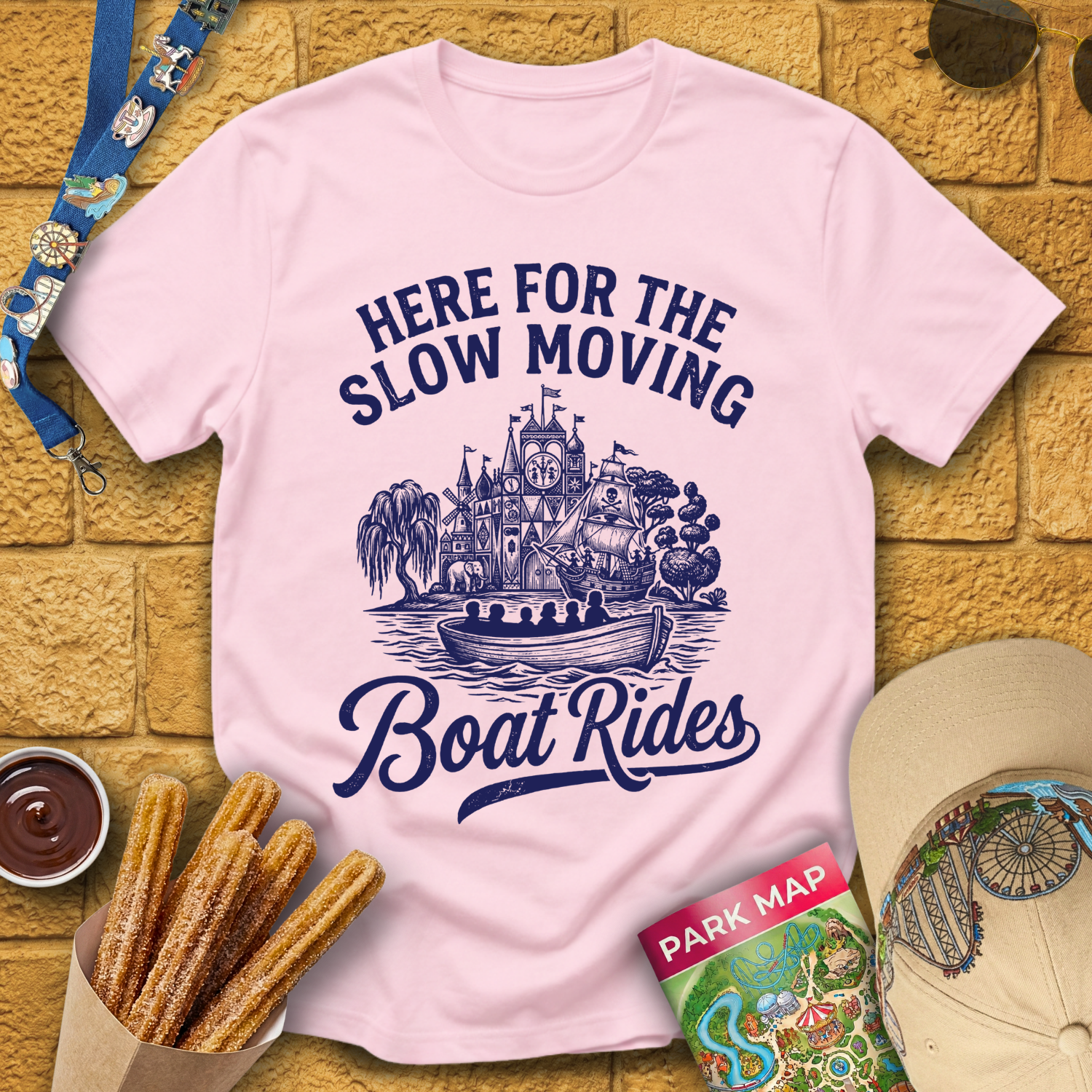 Slow Boat Rides [RetroBrush] T-Shirt